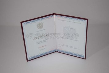 Аттестат За 11 Класс 2021г Золото ГОЗНАК в Махачкале